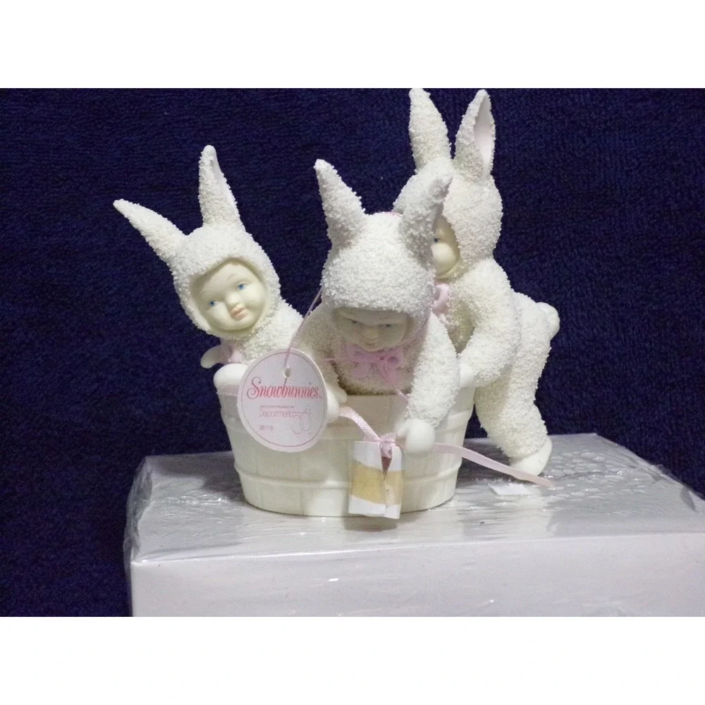 Department 56 snowbunnies rub